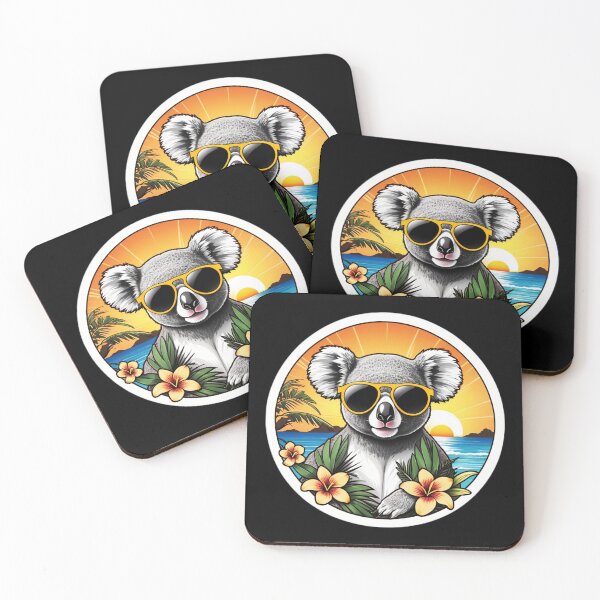 Item preview, Koala Bear with Sunglasses by The Beach in Hawaii designed and sold by NautiChic.
