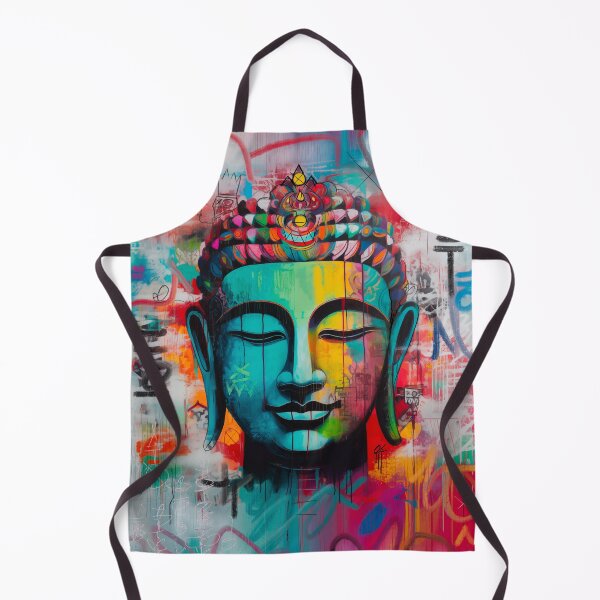 Item preview, Colorful abstract Buddha Head designed and sold by ROLY O .