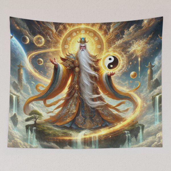 Item preview, Tai Shang Lao Jun: The Taoist Sage of Cosmic Wisdom designed and sold by BobArtGallery.