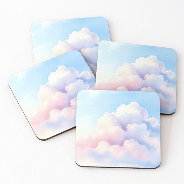 Item preview, Dreamy Cloudscape - Pink & White designed and sold by Shirtastically.