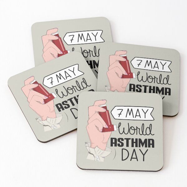 Item preview, 7 May World Asthma Day - Wacky Holidays designed and sold by ChemicalXShop.