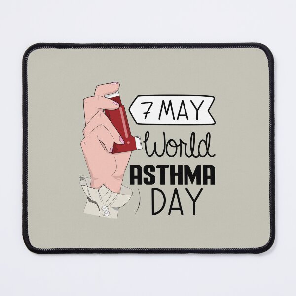 Item preview, 7 May World Asthma Day - Wacky Holidays designed and sold by ChemicalXShop.