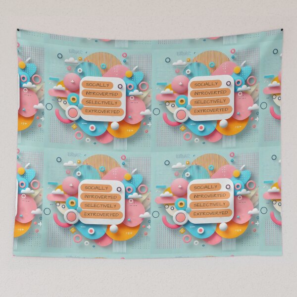 Item preview, Socially introverted, selectively extroverted. designed and sold by Nat-Rio.