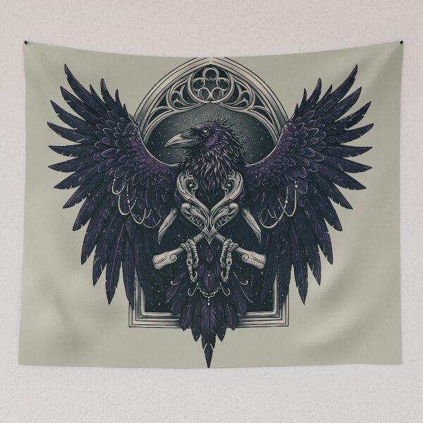 Item preview, Mysterious Crow – Divine Messenger of Myth designed and sold by store-wasabi.