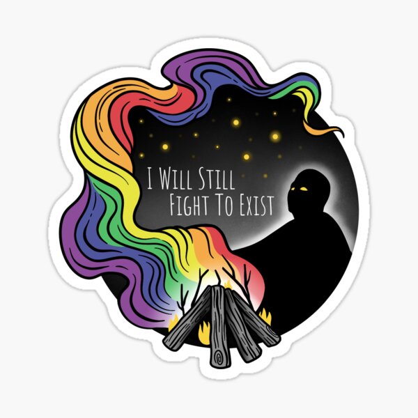 Item preview, Fight to Exist - Pride designed and sold by Rotten Little Flea.
