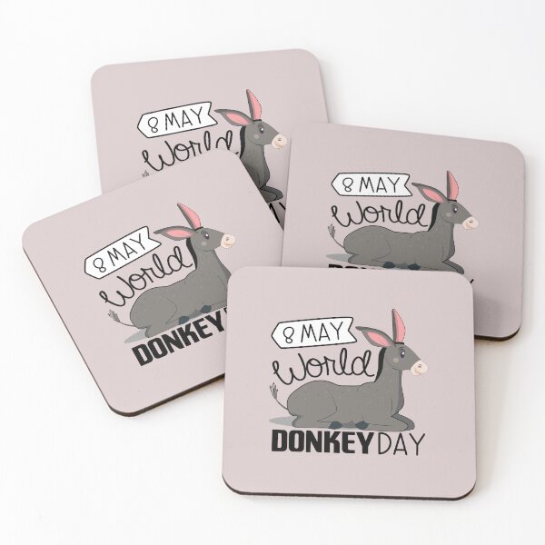 Item preview, 8 May World Donkey Day - Wacky Holidays designed and sold by ChemicalXShop.