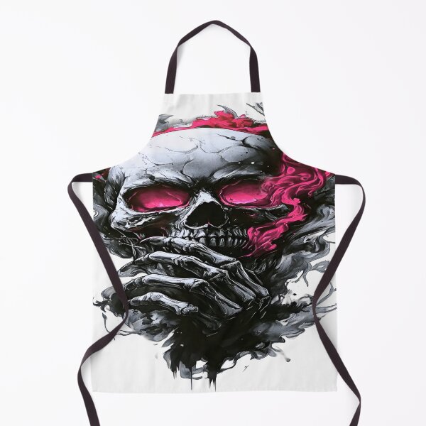 Item preview, dark eerie smokey skull designed and sold by thabit903.