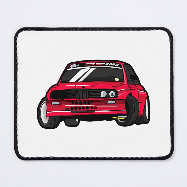 Item preview, Red Drifting Old Car designed and sold by MonkiFlipp.