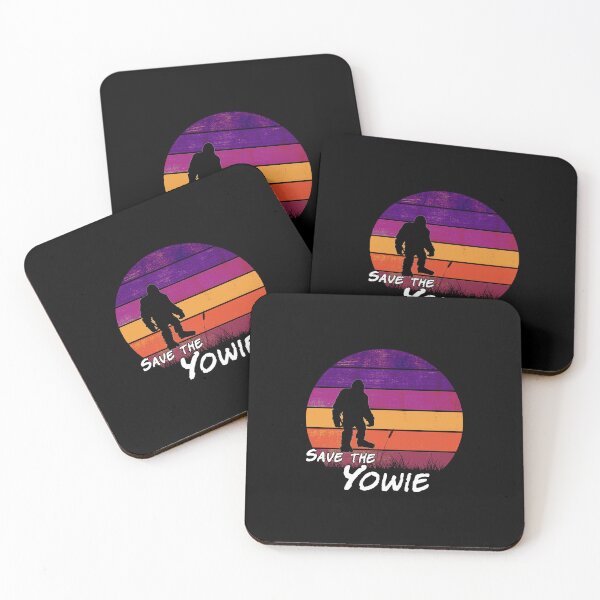 Item preview, 'Save the Yowie' distressed, funny retro design designed and sold by Twenty Twenty Visions.