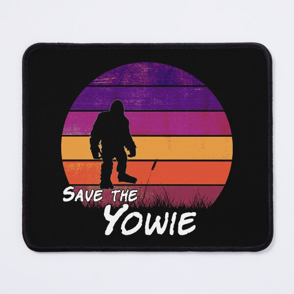 Item preview, 'Save the Yowie' distressed, funny retro design designed and sold by Twenty Twenty Visions.