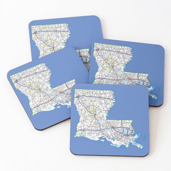 Item preview, Louisiana Roadmap designed and sold by Havocgirl.