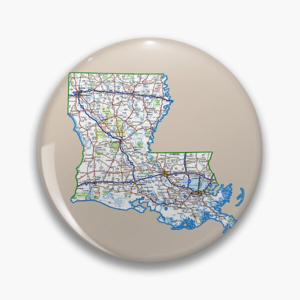 Item preview, Louisiana Roadmap designed and sold by Havocgirl.