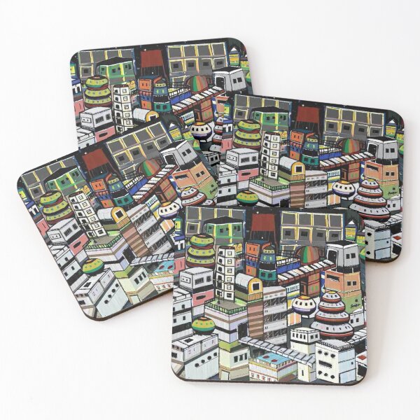 Item preview, Ubon Ratchathani Graffiti Cityscape designed and sold by Glam-OOTD.