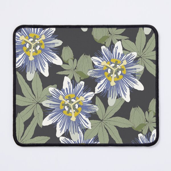 Item preview, Seamless tropical palm leaves, Passiflora flowers. Jungle leaves floral pattern. designed and sold by MatyKotiv.