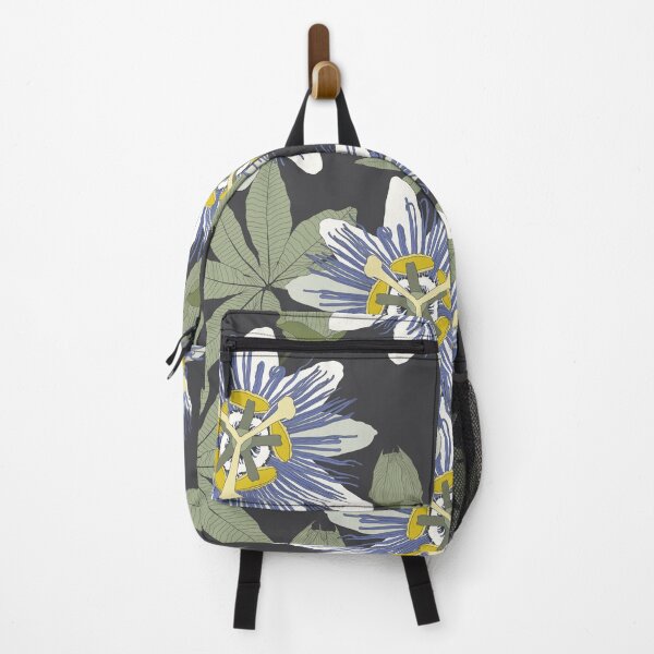Item preview, Seamless tropical palm leaves, Passiflora flowers. Jungle leaves floral pattern. designed and sold by MatyKotiv.