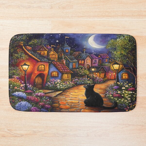 Item preview, Enchanted Village - Fantasy Art designed and sold by Frame & Fold.