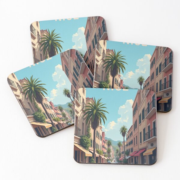 Item preview, Nice Travel Poster, Perfect Gift for Travel Enthusiasts, Vintage Style Wall Art, France Wall art for home decor, Nice print. Sticker designed and sold by Thegalleryshop1.