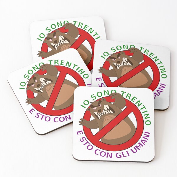 Item preview, Io sono Trentino e sto con gli umani (non orsi) ironic anti-bear logo designed and sold by zzerga.