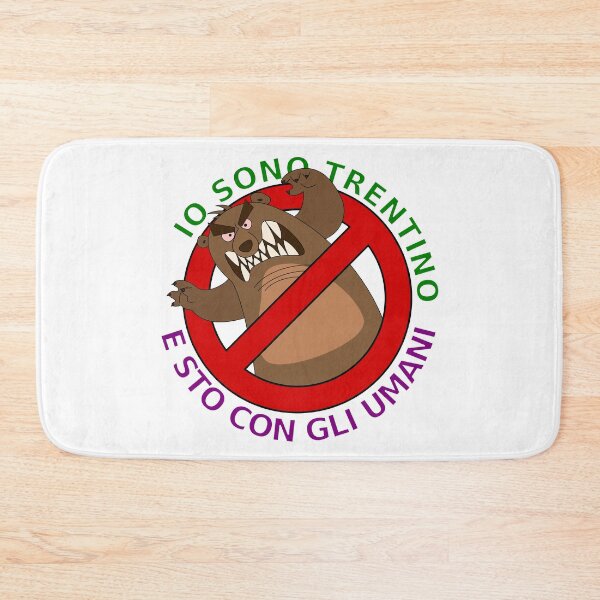 Item preview, Io sono Trentino e sto con gli umani (non orsi) ironic anti-bear logo designed and sold by zzerga.
