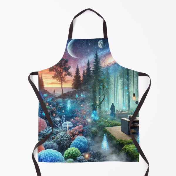 Artikelvorschau, Mystische Fantasy Unterwasser Wald Kosmische Küche Reich entworfen und verkauft von Dream Output .