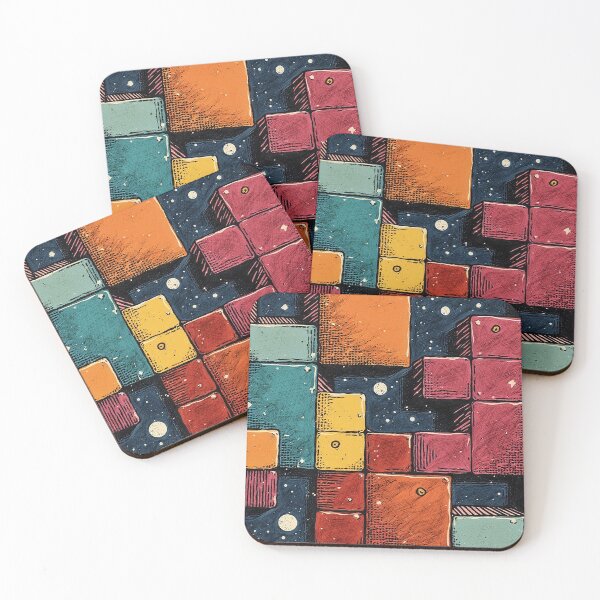 Item preview, Cosmic Cube Stack designed and sold by Hen-C-Art.