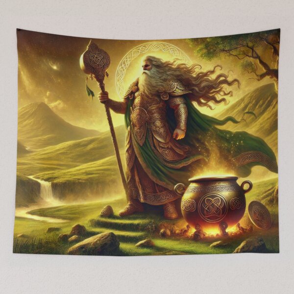 Item preview, Dagda: The Harbinger of Abundance designed and sold by BobArtGallery.