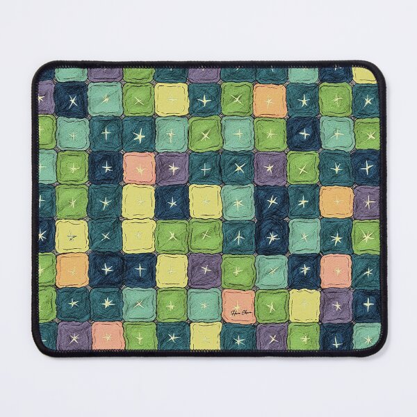 Item preview, Starry Tile Quilt designed and sold by Hen-C-Art.