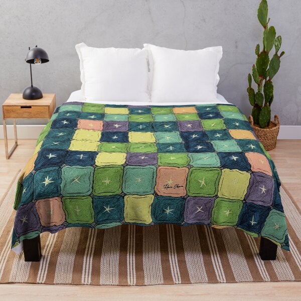 Item preview, Starry Tile Quilt designed and sold by Hen-C-Art.