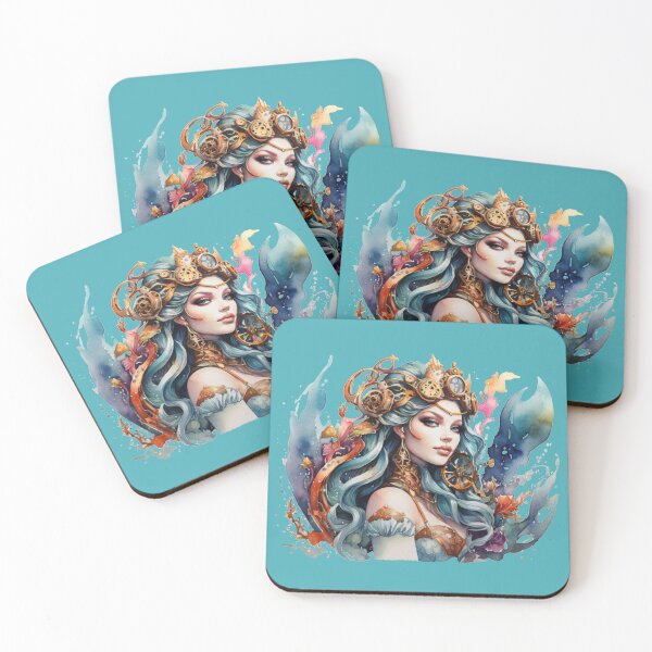 Item preview, a beautiful steampunk mermaid designed and sold by Rose Design & Photos.
