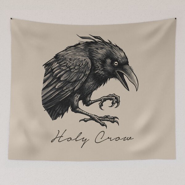 Item preview, Mysterious Crow – Divine Messenger of Myth designed and sold by store-wasabi.