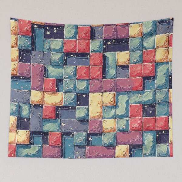 Item preview, Cosmic Block Grid designed and sold by Hen-C-Art.
