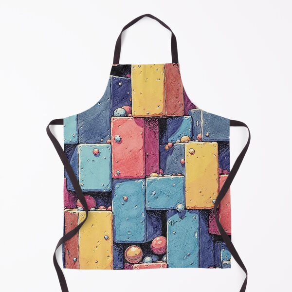 Item preview, Colorful Block Chaos designed and sold by Hen-C-Art.