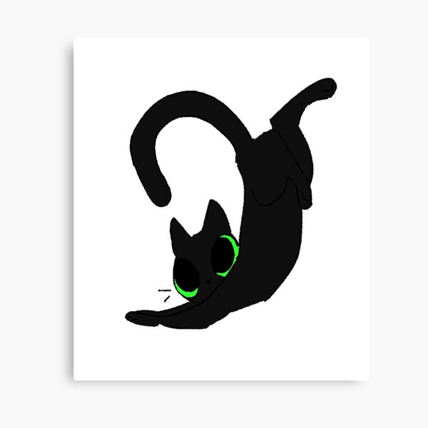 Aperçu de l'œuvre chat noir créée et vendue par orangecrittercat.