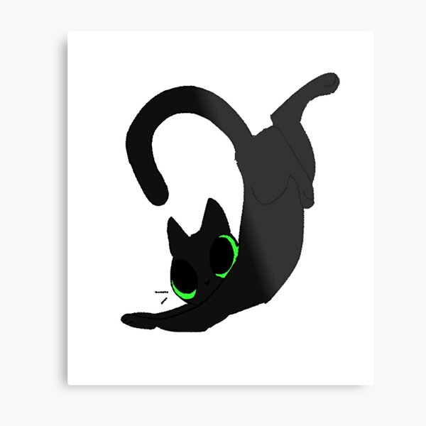 Aperçu de l'œuvre chat noir créée et vendue par orangecrittercat.