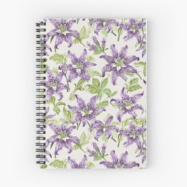 Item preview, Japanese Toad Lily flower pattern designed and sold by CoolPixels.