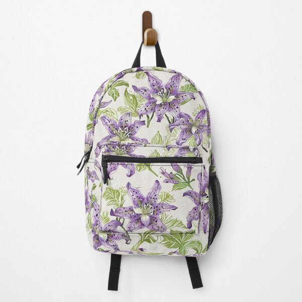 Item preview, Japanese Toad Lily flower pattern designed and sold by CoolPixels.