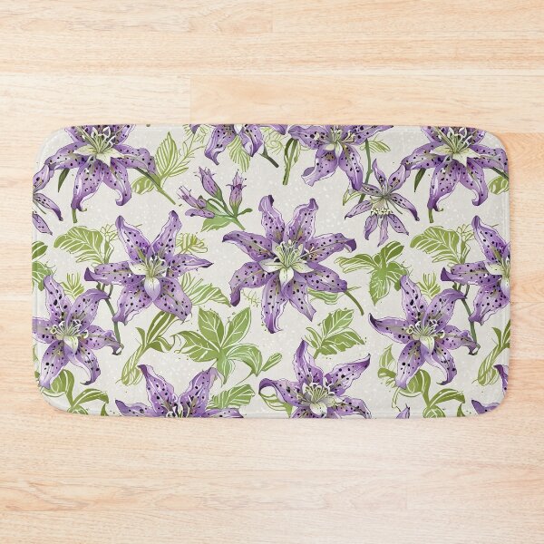 Item preview, Japanese Toad Lily flower pattern designed and sold by CoolPixels.