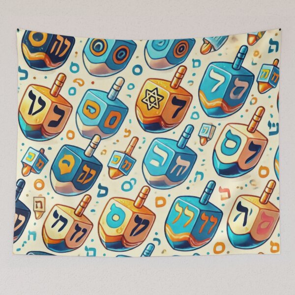 Item preview, Spinning Joy: Dreidel Delight designed and sold by BobArtGallery.