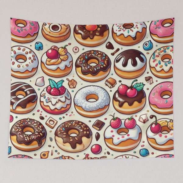 Item preview, Sweet Celebration: Sufganiyot Delight designed and sold by BobArtGallery.