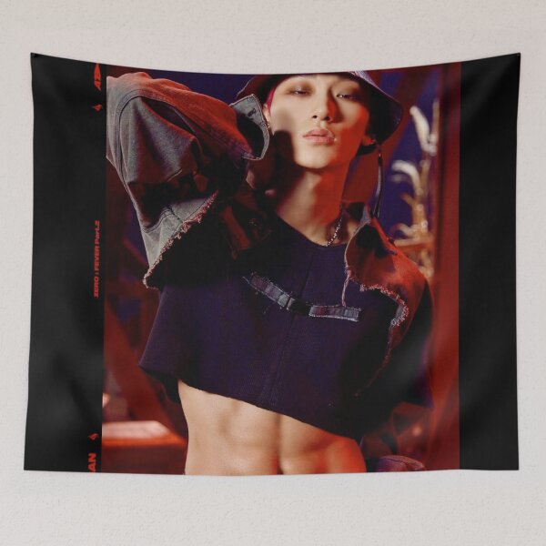 Item preview, red hot choi san ATEEZ daddy pink kpop atiny boyfriend material abs ethereal designed and sold by Kpop-Noona.