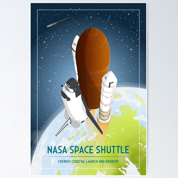 Item preview, NASA Space Shuttle. Crewed Orbital Launch And Reentry (Pop) designed and sold by BGALAXY.