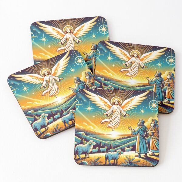 Item preview, The Shepherds and the Angels designed and sold by BobArtGallery.