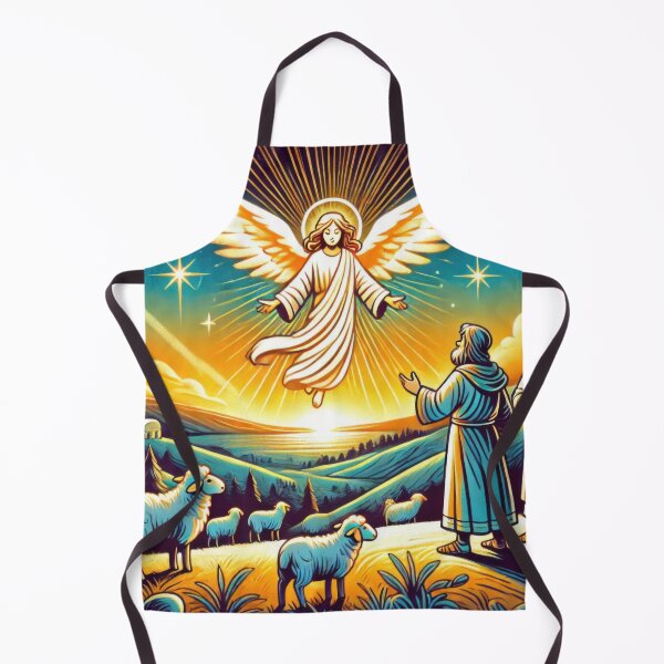 Item preview, The Shepherds and the Angels designed and sold by BobArtGallery.