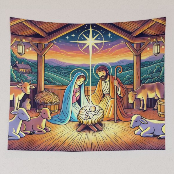 Item preview, The Nativity Scene designed and sold by BobArtGallery.