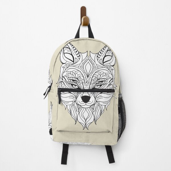 Item preview, Fox #7 Coloring Page Pattern designed and sold by DavidColoring.