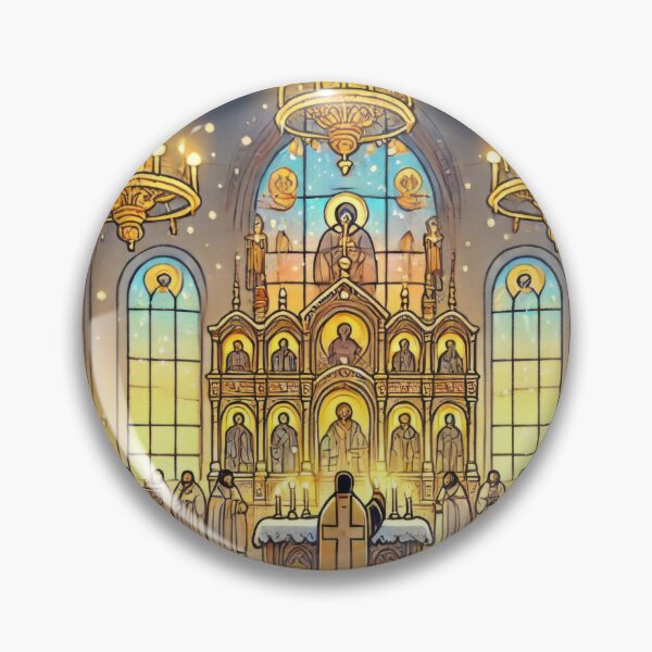 Item preview, Orthodox Midnight Mass designed and sold by BobArtGallery.