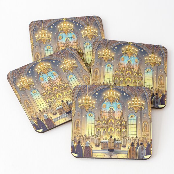 Item preview, Orthodox Midnight Mass designed and sold by BobArtGallery.