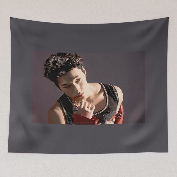 Item preview, hot choi san ATEEZ daddy pink kpop atiny boyfriend material abs ethereal designed and sold by Kpop-Noona.
