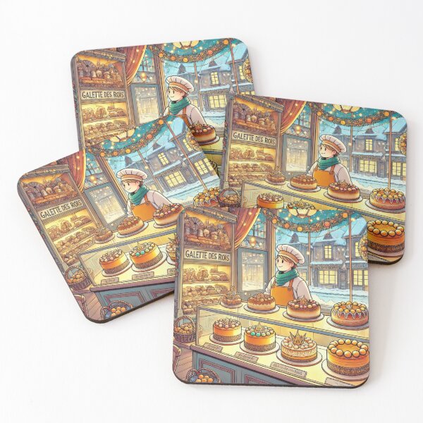 Item preview, Bakery Display of Galette des Rois designed and sold by BobArtGallery.