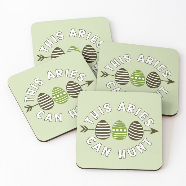 Item preview, This aries can hunt - green Easter greetings for astrology lovers designed and sold by mariya-ivanova.